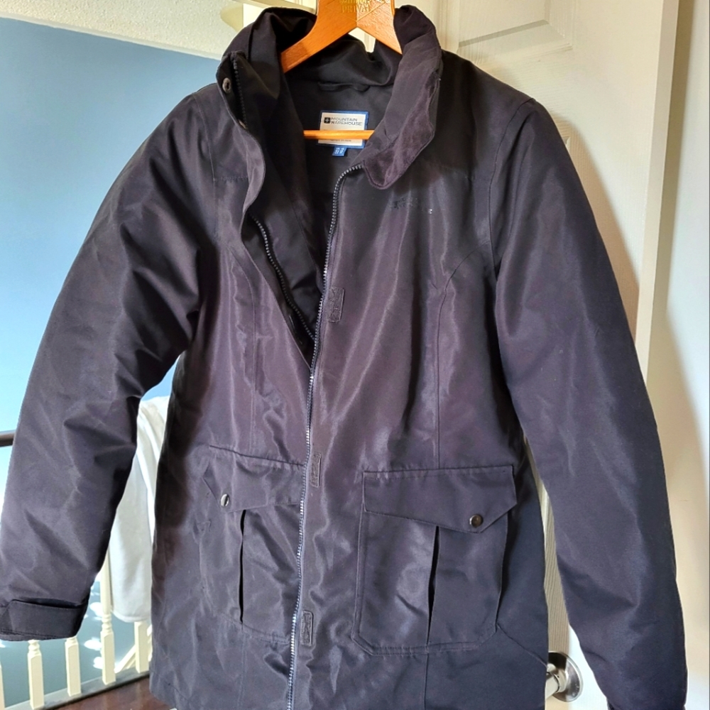 Mountain Equipment black winter jacket, NWOT, size 14US/18UK